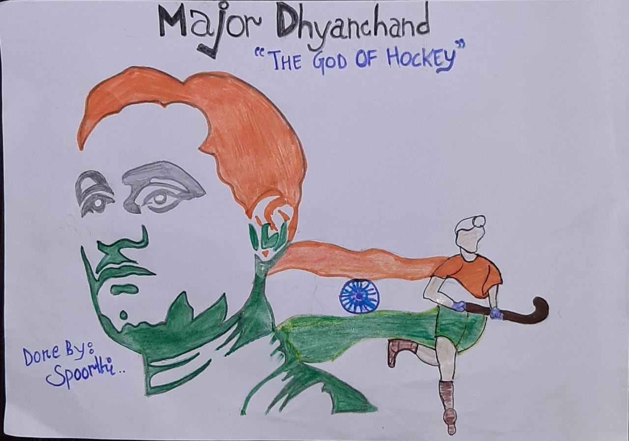 Drawing & Painting/Poster Making on Major Dhyan Chand Jayanti ...